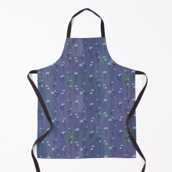 Item preview, Floral pattern, drawn white wildflowers. designed and sold by UVI-CA.