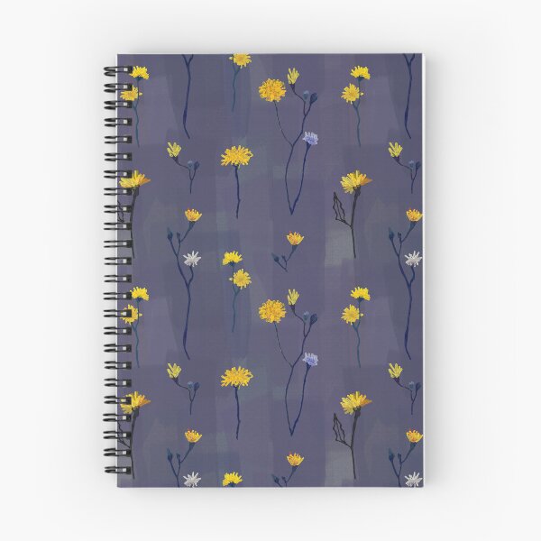 Item preview,  Floral pattern, drawn yellow wildflowers. designed and sold by UVI-CA.