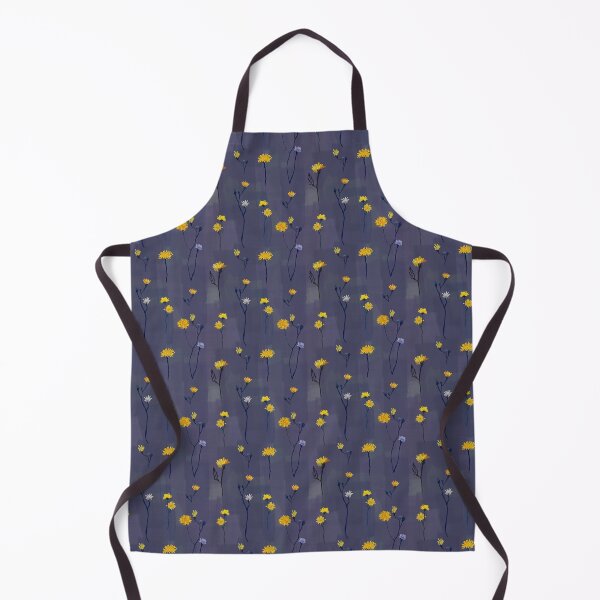 Item preview, Floral pattern, drawn yellow wildflowers. designed and sold by UVI-CA.