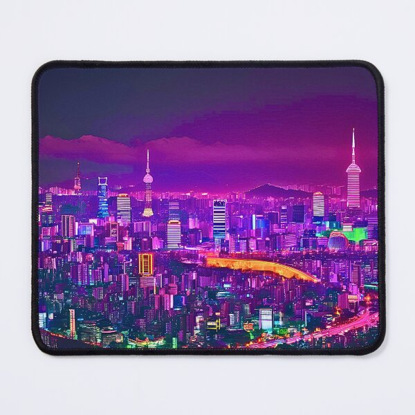 Item preview, CYBERPUNK SEOUL NEON NIGHTVIEW designed and sold by milestotreasure.