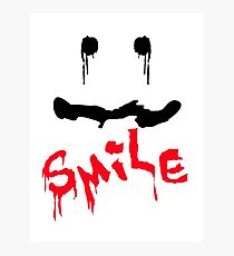Just Smile Already Photographic Print