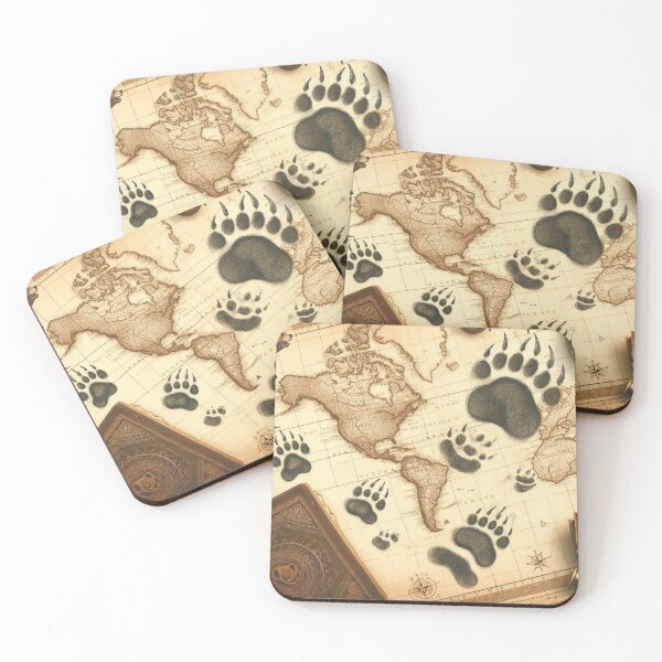 Item preview, Bear Footprints designed and sold by pingpongArt.