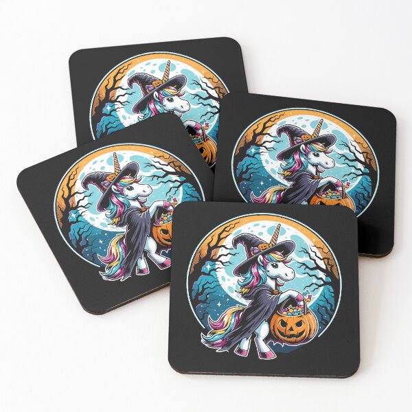 Item preview, Funny Unicorn Witch Loves Candy designed and sold by LuminOrb.