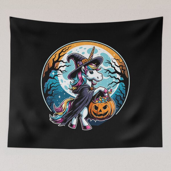Item preview, Funny Unicorn Witch Loves Candy designed and sold by LuminOrb.