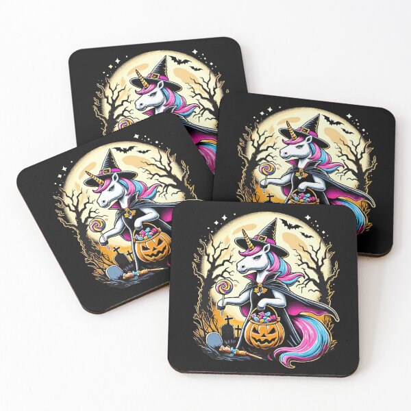 Item preview, Funny Unicorn Witch Loves Candy designed and sold by LuminOrb.