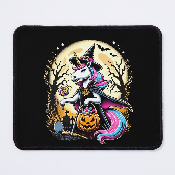 Item preview, Funny Unicorn Witch Loves Candy designed and sold by LuminOrb.