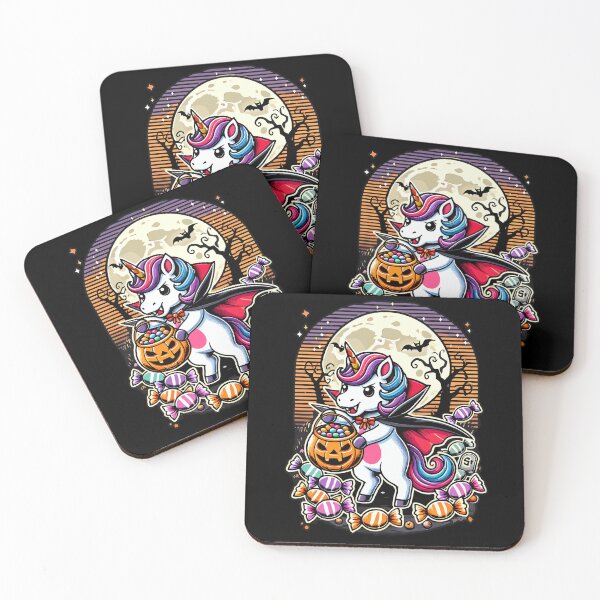 Item preview, Funny Vampire Unicorn Loves Candy designed and sold by LuminOrb.
