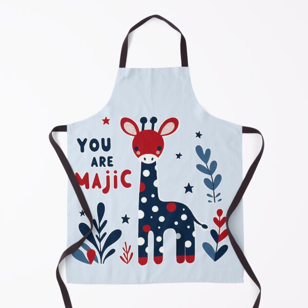 Item preview, Navy Red Giraffe Park Quote " You are Majic." designed and sold by Nanthanon.