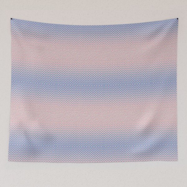 Item preview, #DeepDream Color Circles Gradient Rose Quartz and Serenity 5x5K v1449298379 designed and sold by blackhalt.