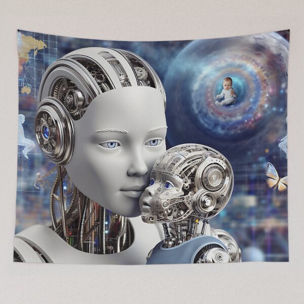 Item preview, AI Robots 10 designed and sold by HerbertFlenner.