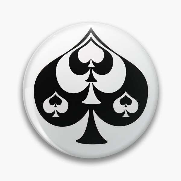Item preview, Minimalist Spade Shape Monogram designed and sold by PatternTitan.