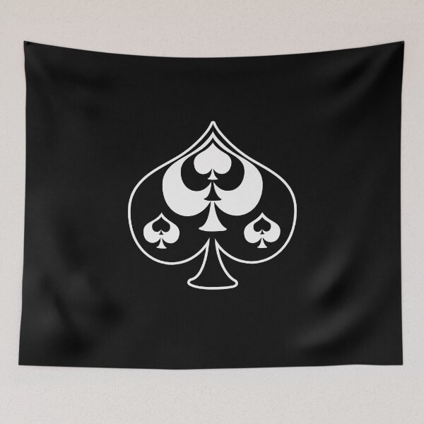 Item preview, Minimalist Spade Shape Monogram designed and sold by PatternTitan.