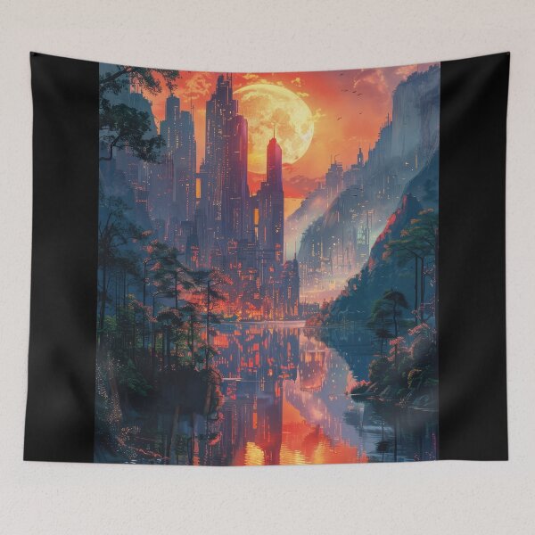 Item preview, Futuristic City designed and sold by InsanseCreation.