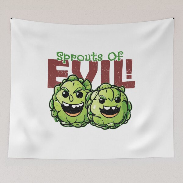Item preview, Sprouts Of Evil - Distressed Print - Bottom designed and sold by DjangoArtDesign.