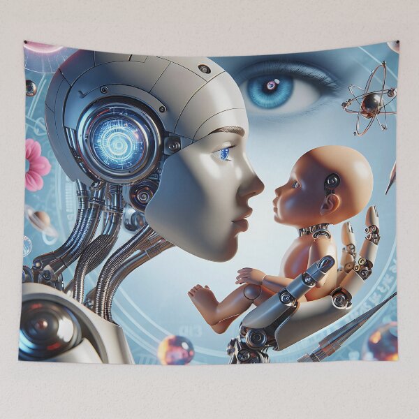 Item preview, AI Robots 11 designed and sold by HerbertFlenner.