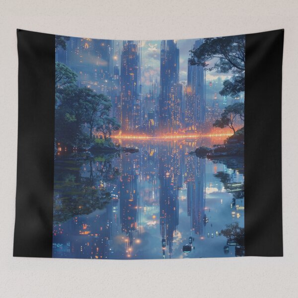 Item preview, Futuristic City designed and sold by InsanseCreation.