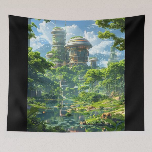 Item preview, Futuristic City designed and sold by InsanseCreation.