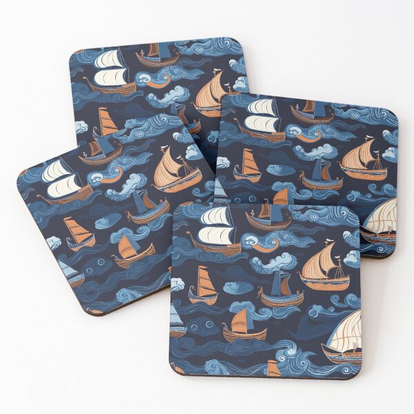 Item preview, Boats On The Waves designed and sold by GrinGalore.