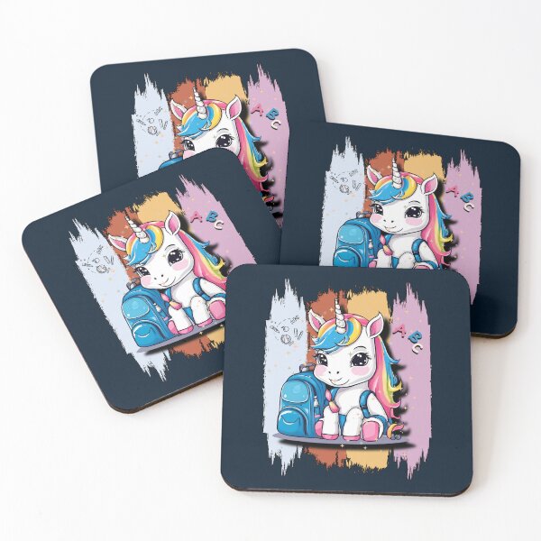 Item preview, Cool Unicorn girl is going to school  designed and sold by All-About-Life.