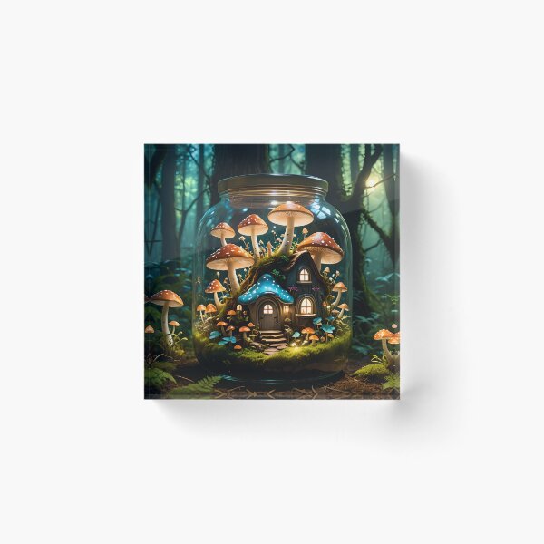 Item preview, Magical forest jar designed and sold by artwithemilia.