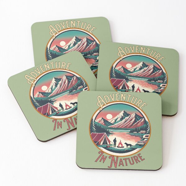 Item preview, Scenic Adventure in Nature - Camping and Hiking Design designed and sold by SportyAndArtful.