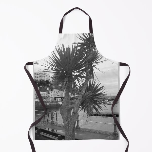 Item preview, Palm Tree In Black And White At Torquay Harbour Devon UK  designed and sold by lezvee.