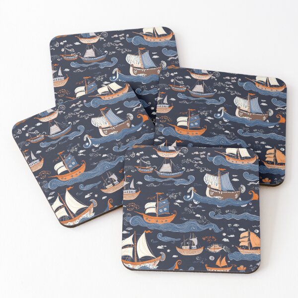 Item preview, With Waves On Boats designed and sold by GrinGalore.