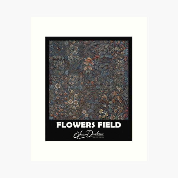 Aperçu de l'œuvre Flowers field 76 créée et vendue par olivier duchossoir.