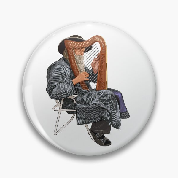 Item preview, Man playing Harp designed and sold by Ekaterina Khozatskaya.