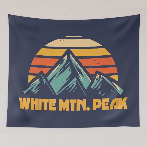 Item preview, White Mountain Peak California Retro Turquoise designed and sold by Esskay Designs.