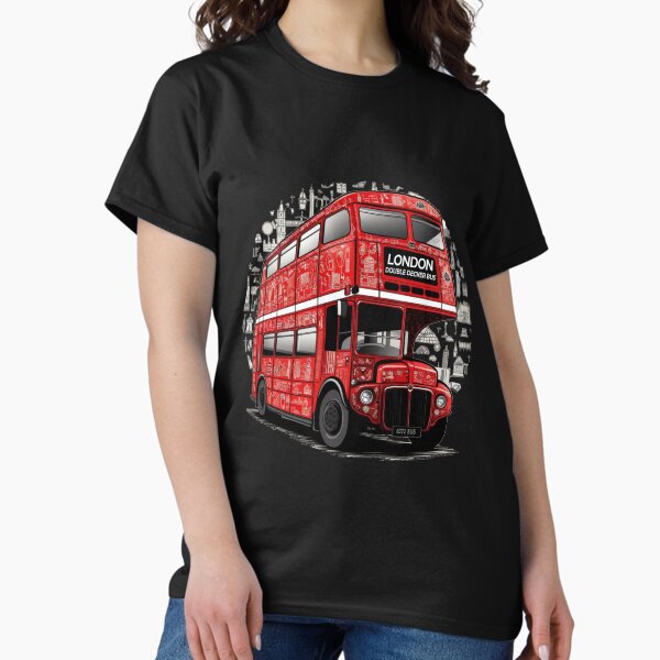 Item preview, LONDON BUS- DOUBLE DECKER BUS designed and sold by Globalcitytees.