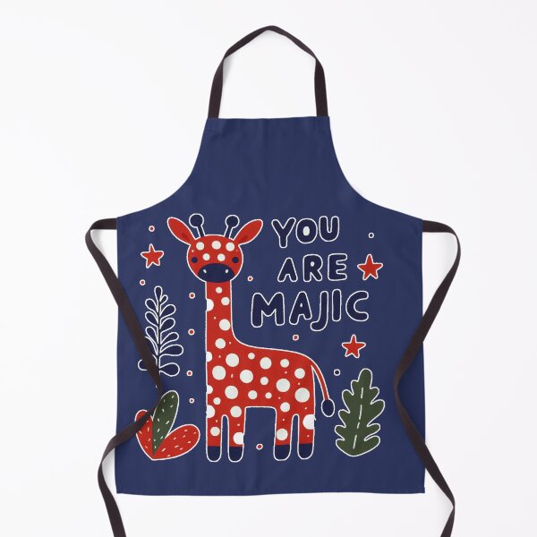 Item preview, Red Giraffe in Park Quote " You are Majic." designed and sold by Nanthanon.