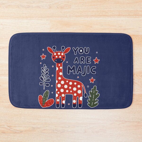 Item preview,  Red Giraffe in Park Quote " You are Majic." designed and sold by Nanthanon.