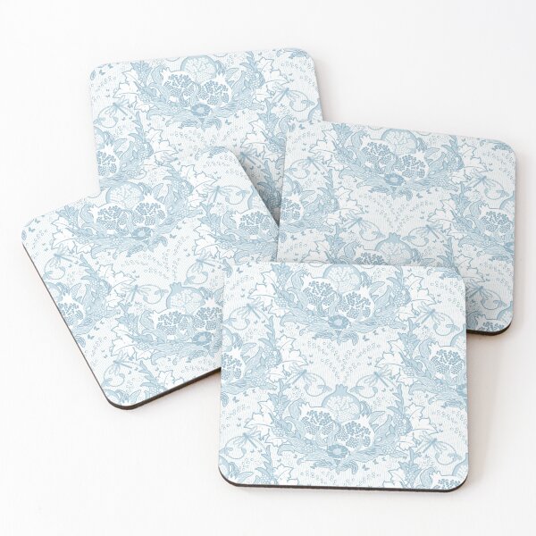 Item preview, Pomegranate dream, Blue on white background designed and sold by Alex  Blud.