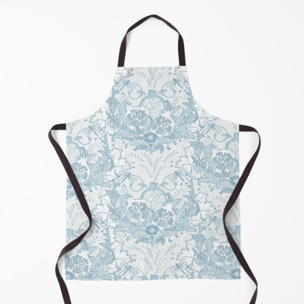 Item preview, Pomegranate dream, Blue on white background designed and sold by Alex Blud.