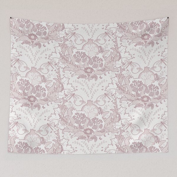 Item preview, Pomegranate dream, Beige on white background designed and sold by Alex  Blud.