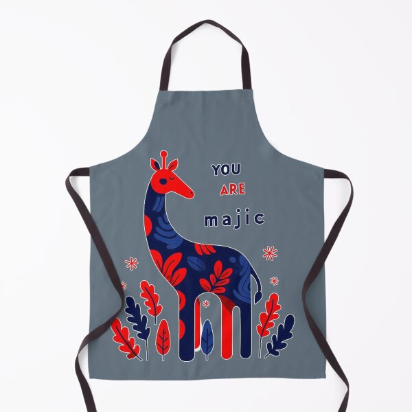 Item preview, NavyBlue Red Giraffe Quote " You are Majic." designed and sold by Nanthanon.