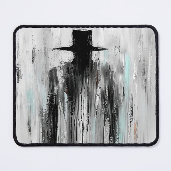 Item preview, The Mysterious Man in the Drip World: Abstract Noir designed and sold by hanvhphuv.