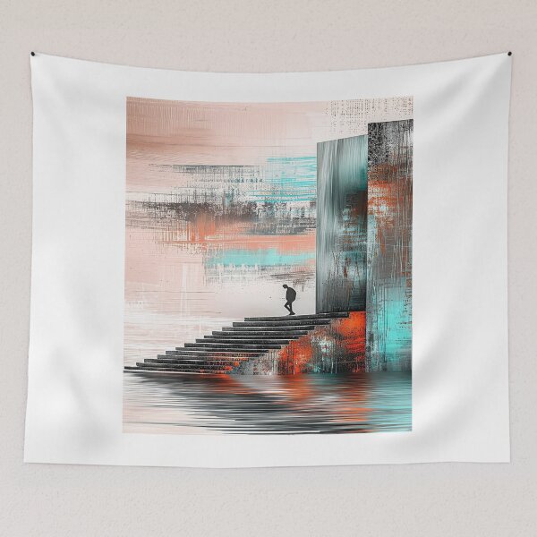 Item preview, Ascending the Stairs to Nowhere: Abstract Journey	 designed and sold by hanvhphuv.