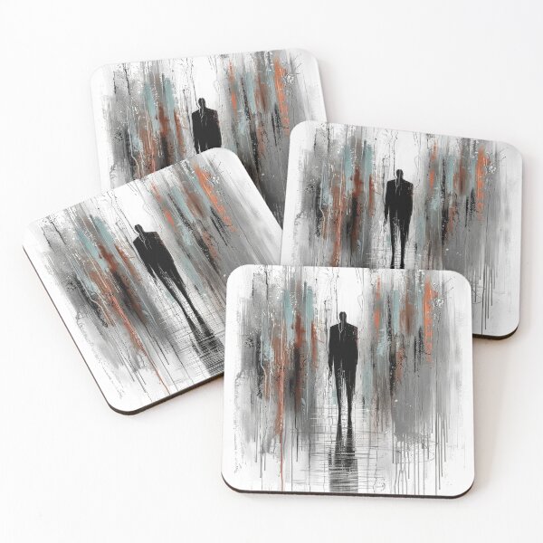 Item preview, The Shadow Walker: Figure in Abstract Urban Wilderness	 designed and sold by hanvhphuv.