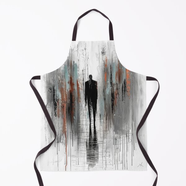 Item preview, The Shadow Walker: Figure in Abstract Urban Wilderness designed and sold by hanvhphuv.