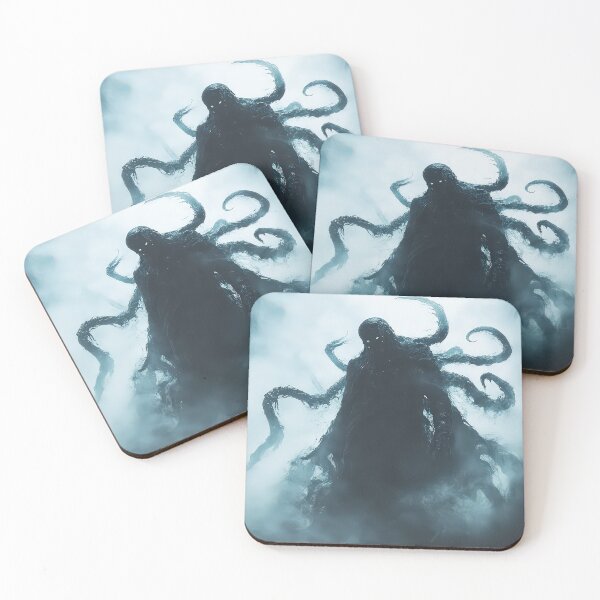 Item preview, Shadowy tentacled creature emerging from misty darkness designed and sold by MystiS.