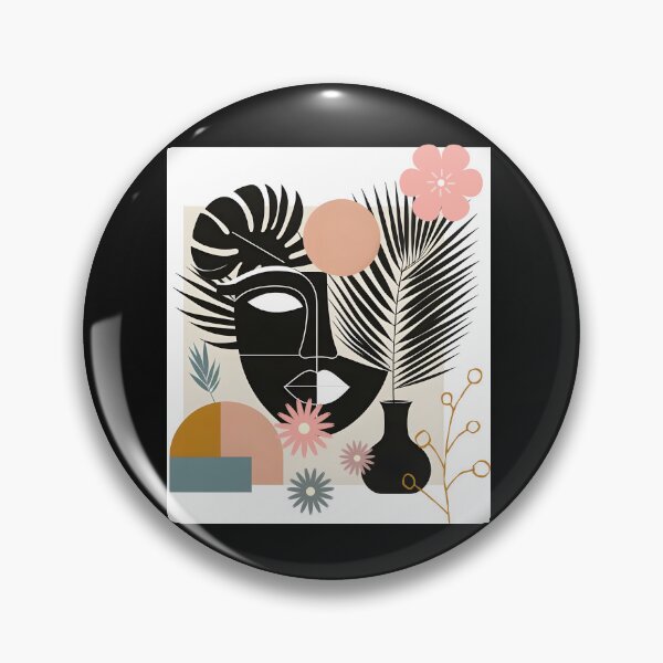 Item preview, Boho Aesthetic Geometric Flowers designed and sold by MarcelooArt.