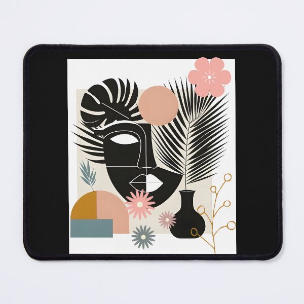 Item preview, Boho Aesthetic Geometric Flowers designed and sold by MarcelooArt.