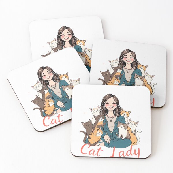 Item preview, Modern Childless Cat Lady - Trendy T-Shirt & Sticker designed and sold by ColorsSoul ⭐️⭐️⭐️⭐️⭐️.