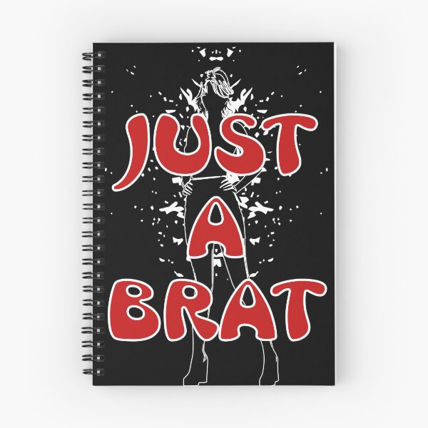 Item preview, Just A Brat- Black and Red - black designed and sold by DesignRPrints.
