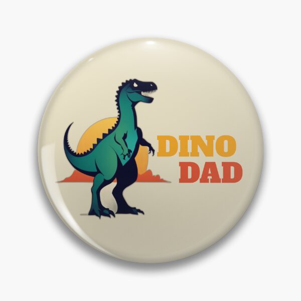 Item preview, Dino Dad Vintage Sunset Retro designed and sold by NavyB7480.