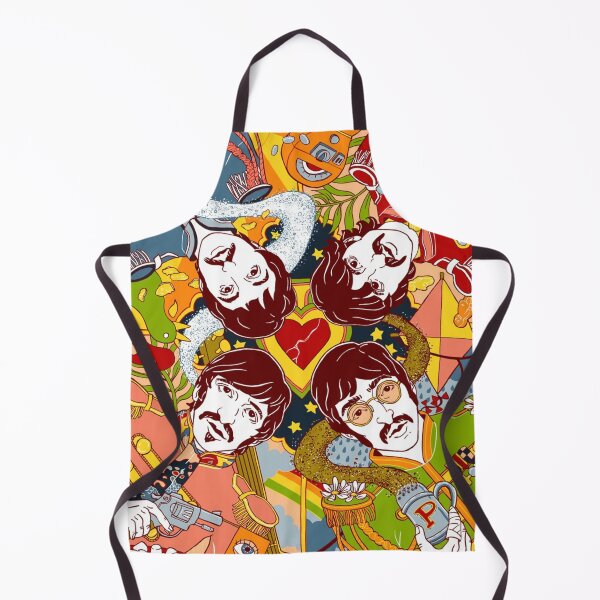 Vista previa del artículo con la obra «Los Fab 4 Pop Art», diseñado y vendido por Fanverse Merchandise.
