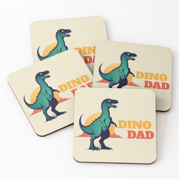 Item preview, Dino Dad Vintage Sunset Retro designed and sold by NavyB7480.