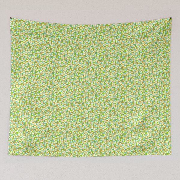Item preview, Colored dots, Green on white background designed and sold by Alex  Blud.